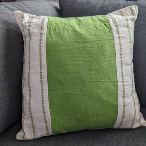 Nautica Throw Pillow - 18" x 18" - Removable Cover & Insert